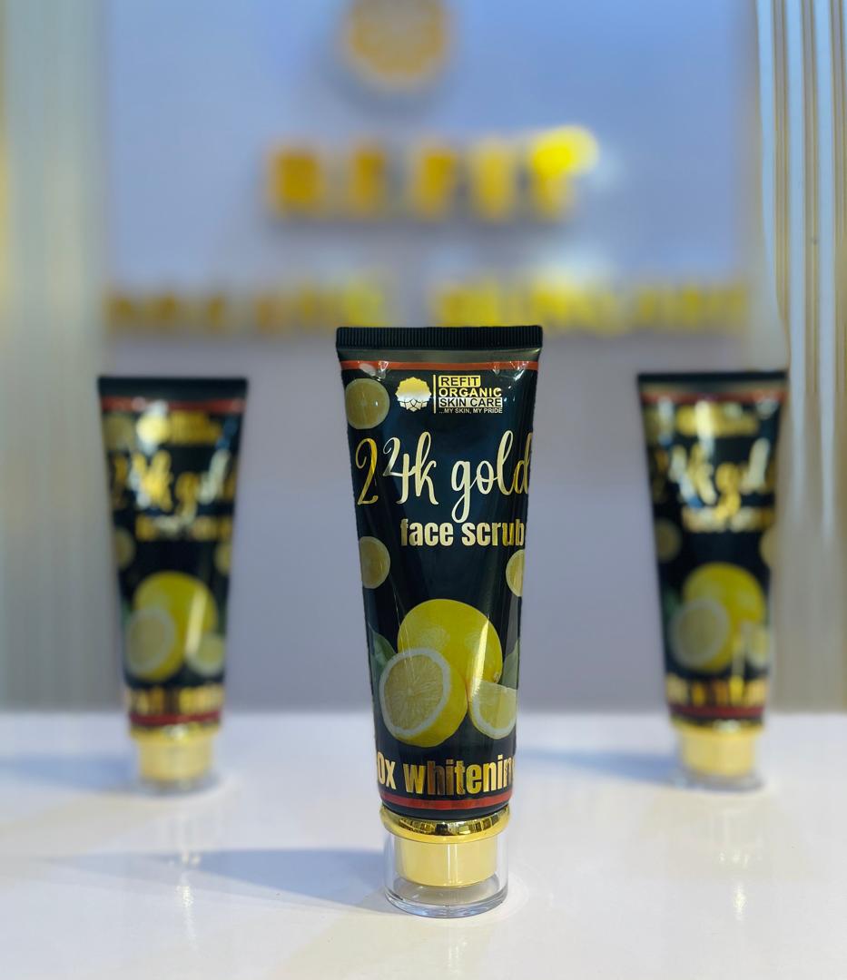 24K GOLD FACE SCRUB