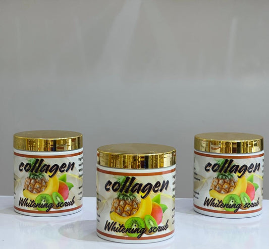 Collagen whitening scrub